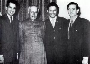 nehru and film stars