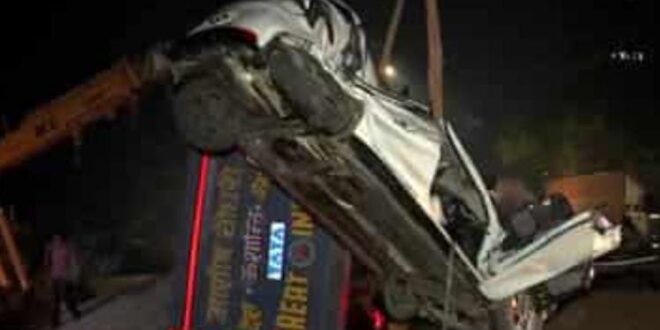 delhi car accident