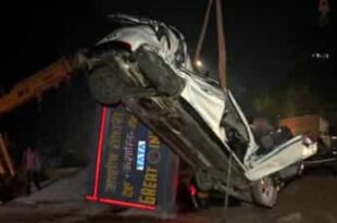 delhi car accident